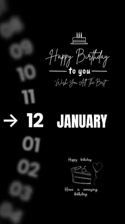 HBD 12 JANUARY
