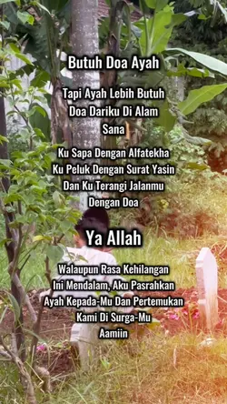 butuh doa ayah