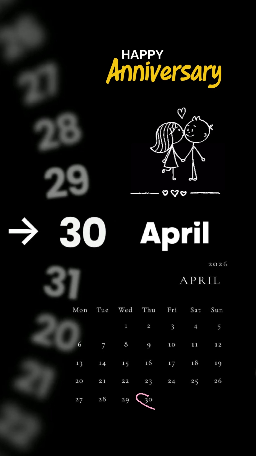 ANNIV 30 APRIL 