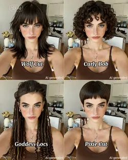 4 hair style AI