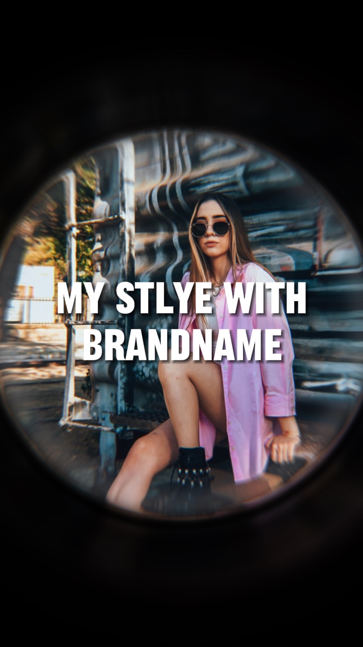 Vêtements pour femmes utilisant un affichage dans le style TikTok