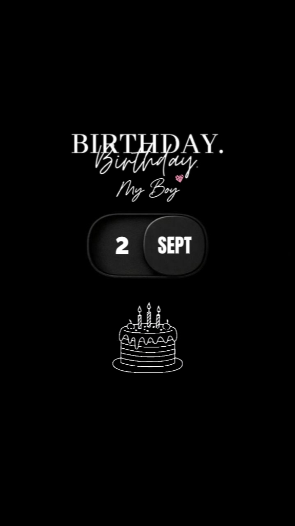 BDAY SON 2 SEPT