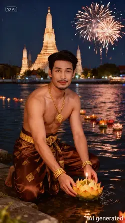 เทพบุตรลอยกระทงb