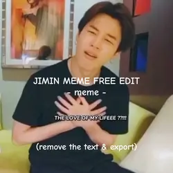 free Jimin meme