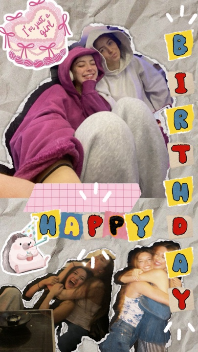 Hbd melhor amiga! 