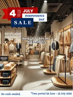 Independence daysale