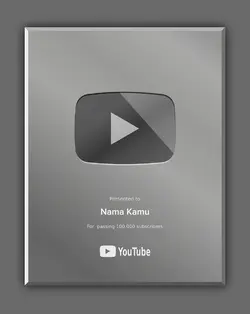 Silver play button