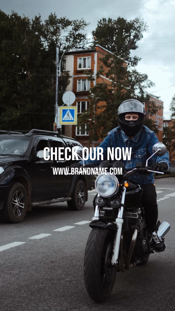 TikTok 스타일의 오토바이 액세서리 스토어