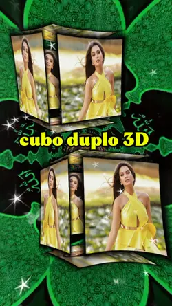 cubo duplo 3D 