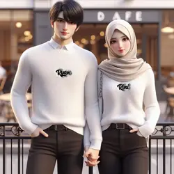 Couple Name Text