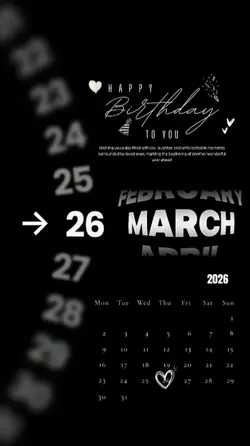 HBD 26 MARCH