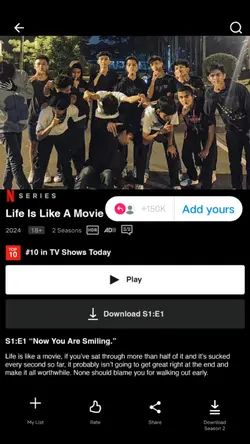 life is like a movie