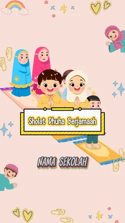 Sholat Dhuha siswa 