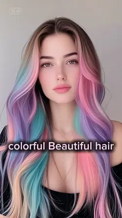 AI hair color filter