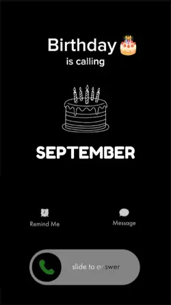 SEPTEMBER BIRTHDAY