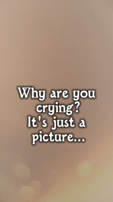 why are u crying 