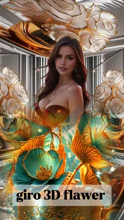 giro 3D  flawer 
