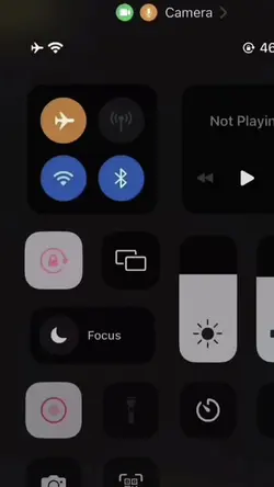Mode pesawat iPhone 