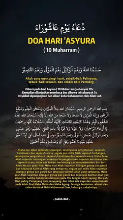 Doa Hari Asyura