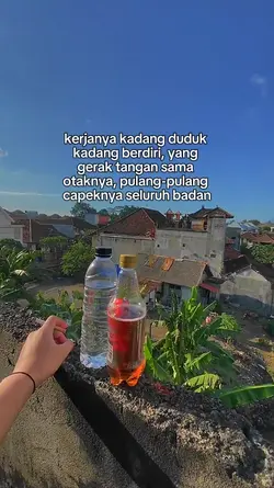Kerjanya kadang 