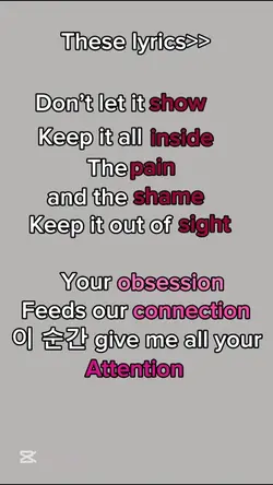 These lyrics>>