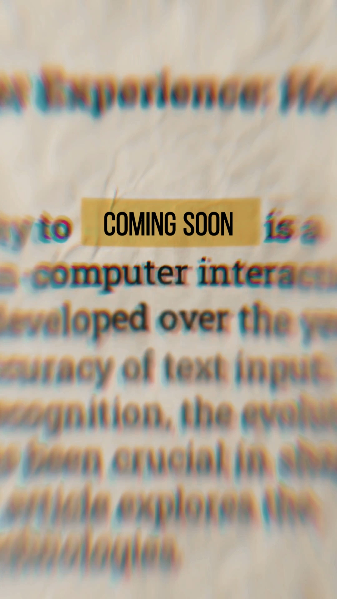 Em breve