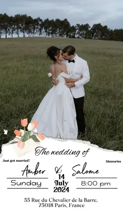 Wedding invitation
