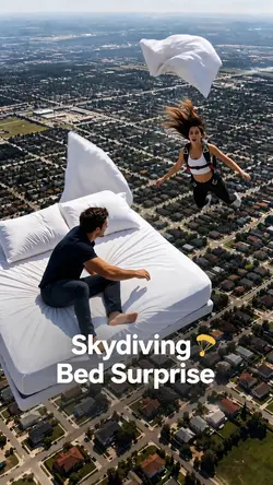 Skydiving Bed Surprise