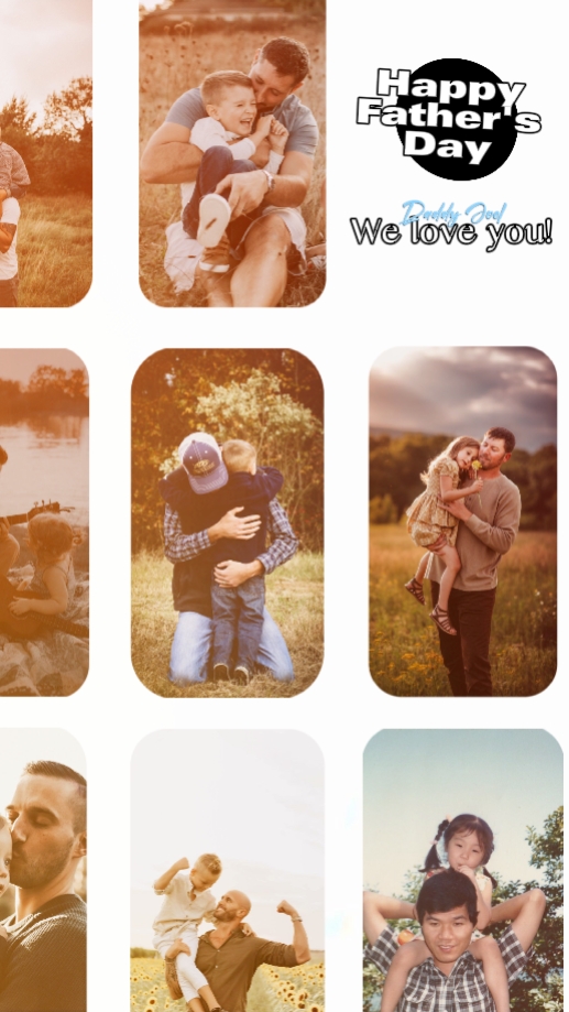 Collage father's day