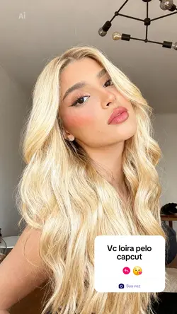 Trend loira pelo cha