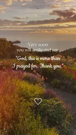 Thank you, God