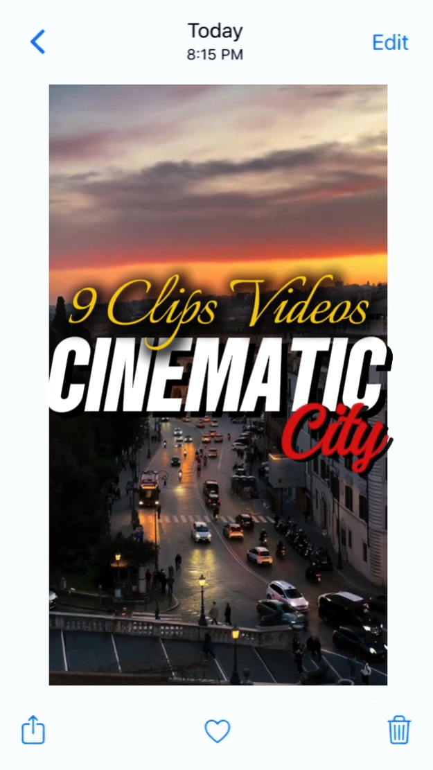 9 CLIPS CINEMATIC