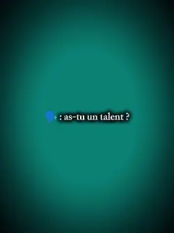 talent? 