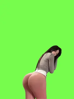 Girl greenscreen 