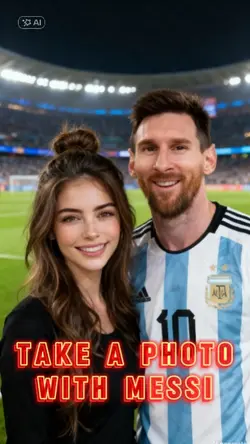 Photo with Messi