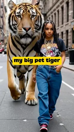 my big pet tiger
