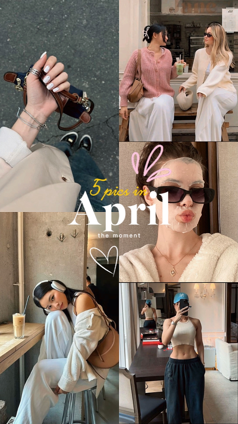 5 fotos em abril