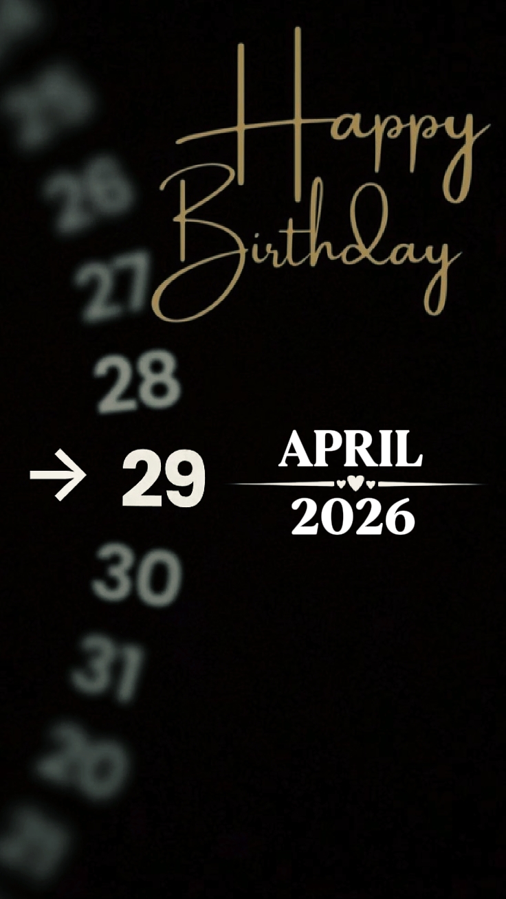 CUMPLEAÑOS 29 DE ABRIL 