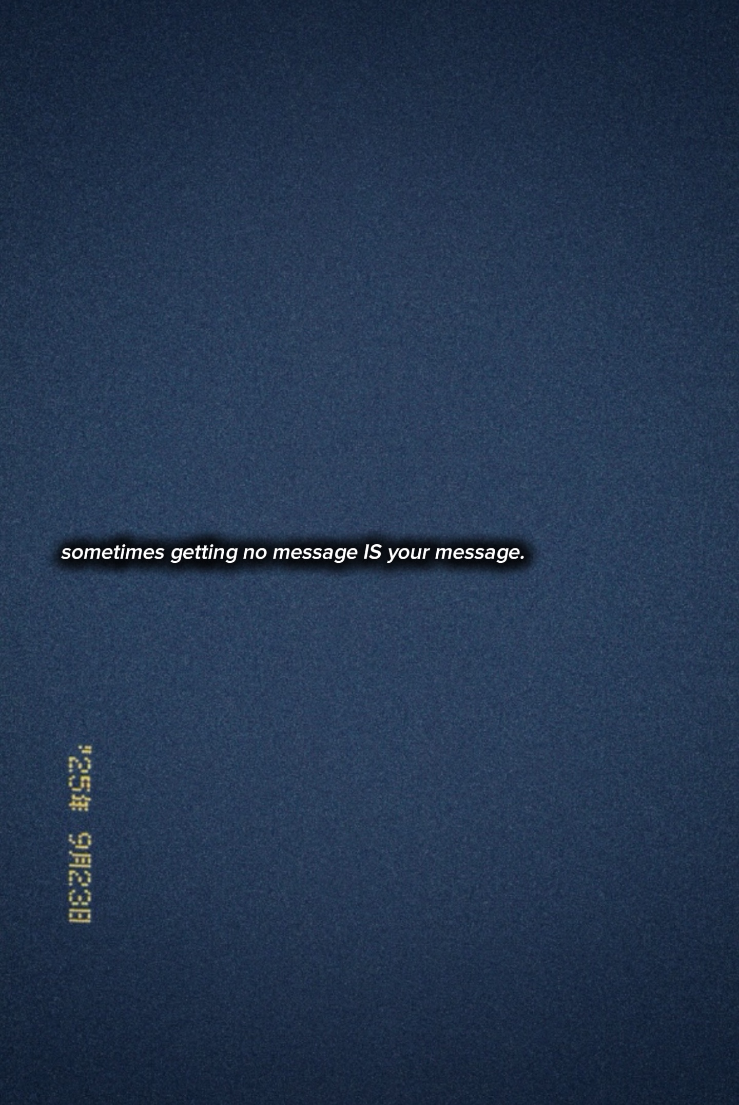 No message 