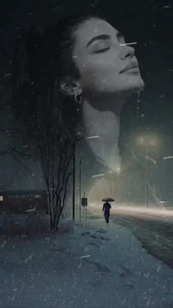 Snowy night