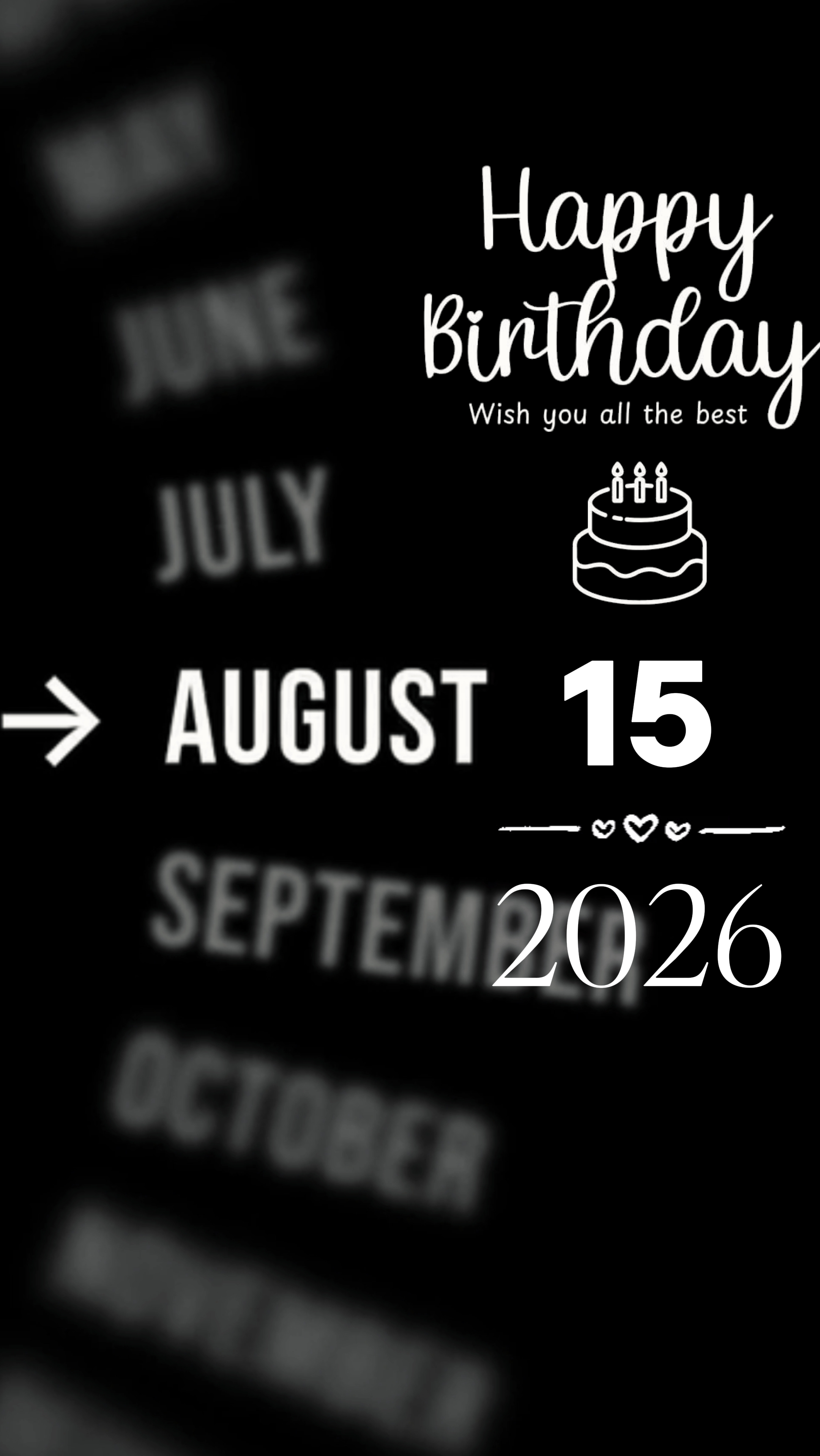 Anniversaire 15 août 