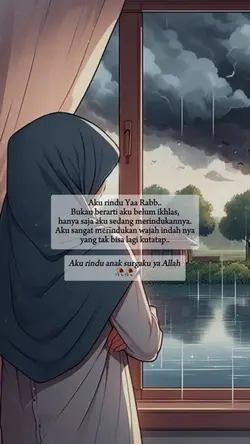 Aku rindu ya Rabb