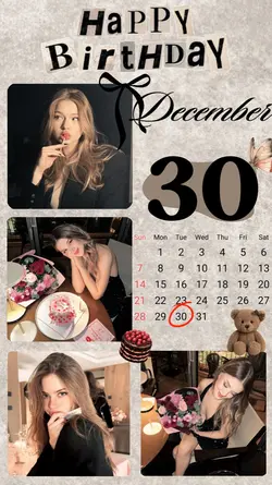 BIRTHDAY 30 DECEMBER