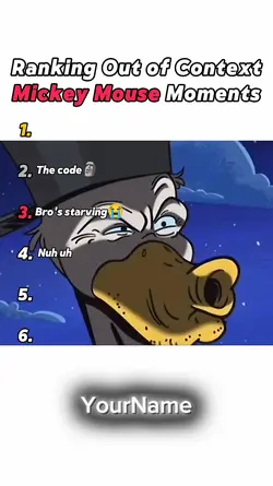 Mickey wtf bro