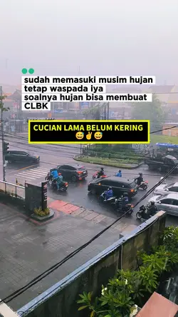 kata lucu hujan
