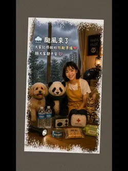 巴威颱風，注意安全。
