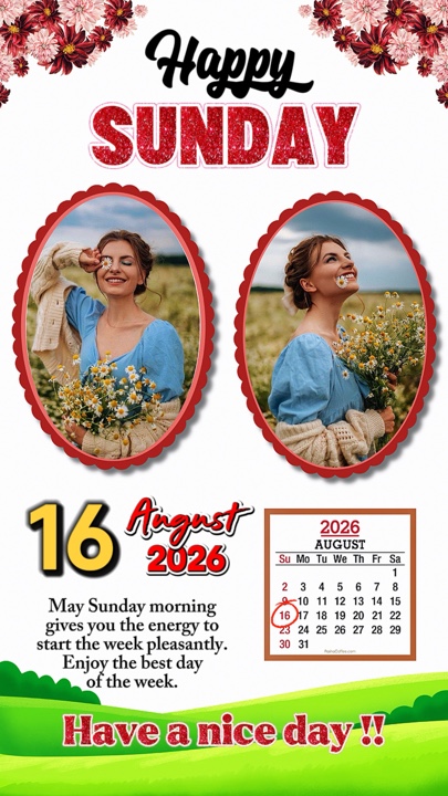 Sunday 16 August