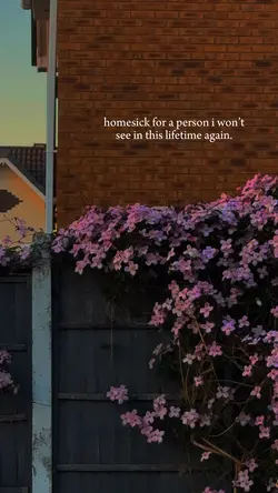 Homesick.