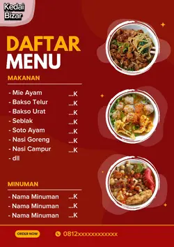 Daftar Menu