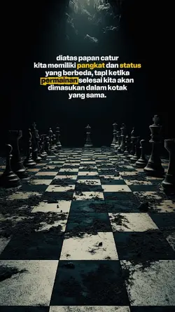 bukan tentang catur.
